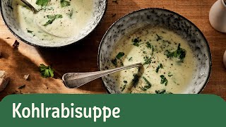 KohlrabiSuppe Rezept mit saisonalen amp regionalen Zutaten 🥬  REWE Deine Küche [upl. by Anaujik]