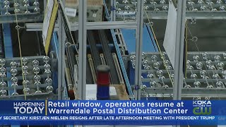 Operations Resuming At Warrendale Postal Distribution Center [upl. by Ahsanat]