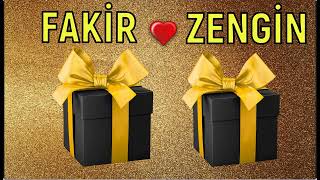 ZENGİN FAKİRKUTU SEÇ💲💲CHOOSE YOUR GIFTPICH VS POOR🎁🎁💲💲✔ [upl. by Joacima621]