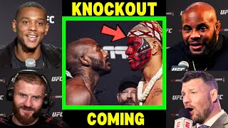 UFC Fighters quotPredictquot Alex Pereira vs Khalil Rountree  UFC 307 [upl. by Muscolo489]