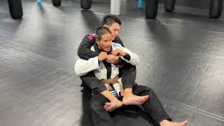 BJJ Basics  Back Escape to Guard [upl. by Alisen]