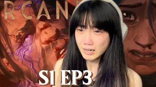 devastating😭💔ARCANE Season1 EP3 Reaction  双城之战第一季 [upl. by Mini]