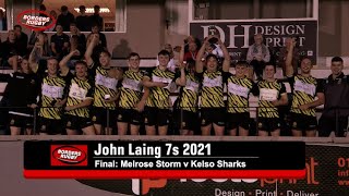 RUGBY REPORT JOHN LAING 7s 2021  THE FINAL MELROSE STORM v KELSO SHARKS [upl. by Duff]