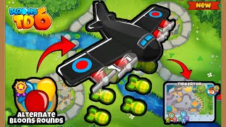 Alternate Bloons Rounds in Tinkerton Map Completed On Hard Bloons TD 6 [upl. by Iveel843]