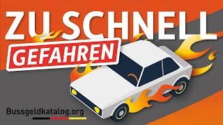 Geschwindigkeitsüberschreitung 🏎️ Bußgelder Probezeit etc  bussgeldkatalogorg [upl. by Aihseket772]