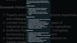 Factors affecting Indian development vocabulary gkandcurrentaffairs gkmcq quiz indianeconomy [upl. by Giulietta480]