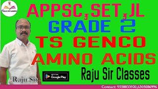 GRADE 2 ANALYST APPCB TS GENCO CHEMIST  AMINO ACIDS [upl. by Aitret152]