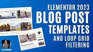 How to Build Wordpress Posts Blog Templates and Post Templates  Elementor Wordpress Tutorial 2023 [upl. by Alver]