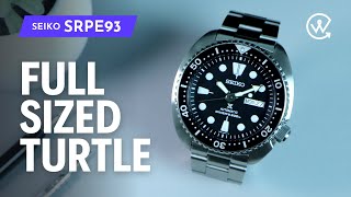 Seiko SRPE93  A Turtle Thats Big In Size And Value [upl. by Ocko]