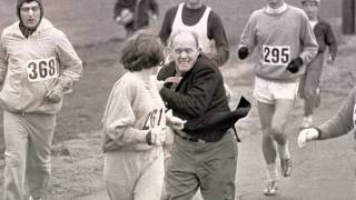 Kathrine Switzer First Woman to Enter the Boston Marathon  MAKERScom [upl. by Sirrep]