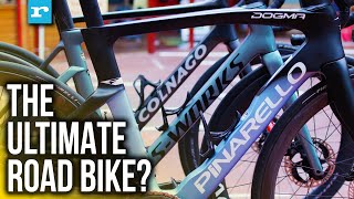 Pinarello Dogma F v SWorks Tarmac v Colnago V4Rs v Cervelo S5 2023 TdF bikes Ridden amp RATED [upl. by Atem]