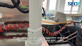 SEC106S automatic servo AFS vegetable softgel encapsulation machine MTBF 810 years durable stable [upl. by Noel]