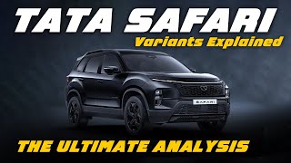 Tata Safari Variants Explained  Smart O Pure O Adventure Accomplished [upl. by Amann]