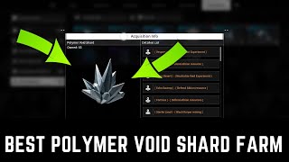 FASTEST POLYMER VOID SHARD FARMS  THE FIRST DESCENDANT [upl. by Kristofor]