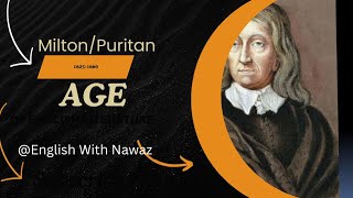 age of John Milton puritanismhistoryofenglishlitersture [upl. by Medarda]