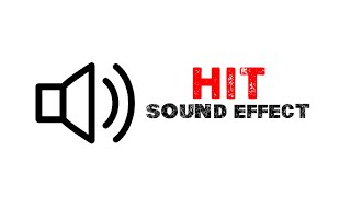 Hit Sound Effect No Copyright for Any Video [upl. by Ahsiei]