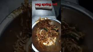 Veg spring roll restaurant style meinfood cooking short viralvideo [upl. by Harmaning]