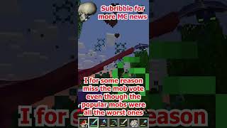 Minecraft Just ABOLISHED the Mob Vote [upl. by Nivlag795]