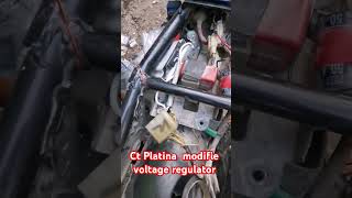 CT Platina modify voltage regulator shortvideo [upl. by Rex]