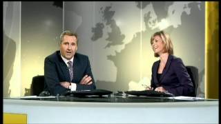 Mark Austin and Julia Etchingham joking about Prnce Charless weather report [upl. by Nosnej]