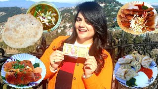 Living on Rs 200 for 24 HOURS Challenge  SHIMLA Food Challenge [upl. by Valdes]