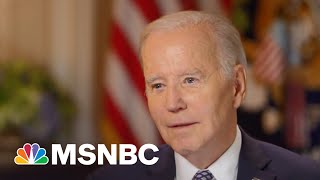 Exclusive Oneonone with President Biden on 2024 reelection bid debt limit and more [upl. by Piks532]