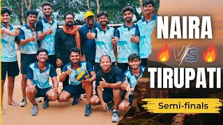 AGC TIRUPATI VS AGC NAIRA 🔥 SEMI FINAL VOLLEYBALL MATCH saiagrinfo agricultural college naira [upl. by Penthea]