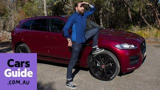 Jaguar FPace RSport 20d 2016 review  road test video [upl. by Raffo]