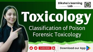 Toxicology  Classification of Poison  Forensic Toxicology [upl. by Rhett]