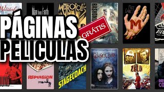 PLATAFORMAS para ver PELÍCULAS gratuitas ONLINE 100 legal  Apps para ver PELÍCULAS Y SERIES gratis [upl. by Attezi]