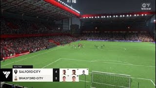 EA SPORTS FC 24 Salford City 4 Bradford City 2 [upl. by Hilly]