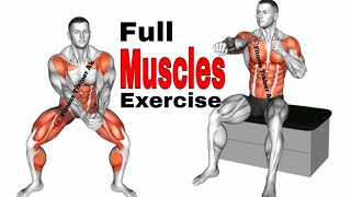 8 Best Full Body Exercises At Home No Equipment [upl. by Dlorej]