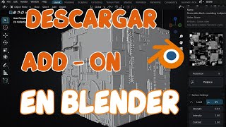 Como instalar y descargar addons en Blender 2025  Descarga Addon Gratis para Blender [upl. by Anaehs]