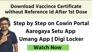 How to Download Vaccine Certificate From Aarogya Setu App  Co Win  Umang App  Digi Locker [upl. by Adiarf]