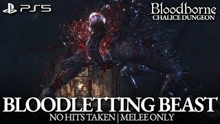 Headless Bloodletting Beast Boss Fight No Damage Bloodborne [upl. by Mandell24]