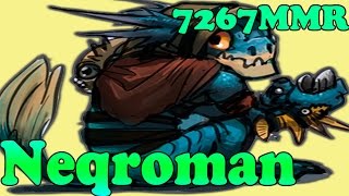 Dota 2  Neqroman 7267 MMR Plays Slark Vol 1  Ranked Match Gameplay [upl. by Atnoek630]