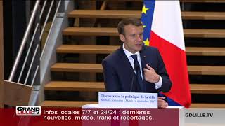 REPLAY  Le discours d’Emmanuel Macron à Tourcoing [upl. by Fonda]