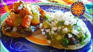 Mexican Sopes  Sopes Mexicanos How to Make Sopes [upl. by Ursala]