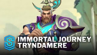 Immortal Journey Tryndamere Wild Rift Skin Spotlight [upl. by Suhcnip979]