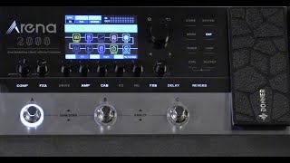 Donner Arena 2000 Multieffect Processor  demo [upl. by Adnileb]