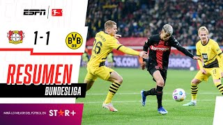 ¡LOS ONCE DE LA COMPAÑÍA SIGUEN INVICTOS EN LA BUNDESLIGA  B Leverkusen 1 B Dortmund  RESUMEN [upl. by Wardle417]