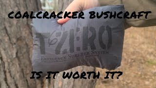 The Coalcracker Bushcraft T6Zero tarp initial impression and very slight modification [upl. by Nohpets512]