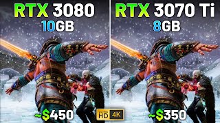 RTX 3080 vs RTX 3070 Ti  Test in 15 Games  4K [upl. by Chelsey]