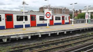 District Line Trains  Putney Bridge 12062012 [upl. by Eletnahc]