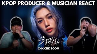 Musicians react amp review ♡ SKZ  Chk Chk Boom MV [upl. by Narol]