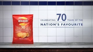 Celebrating 70 Years Of The Nations Favourite Full Length  Walkers Crisps [upl. by Cirde]