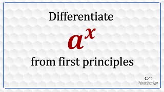 Differentiation ax from first principles [upl. by Elohc]