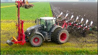 Ploughing and Soil Preparation in one Pass  Fendt 939 w MH Rotorarm amp Kverneland 7 furrow plough [upl. by Nayhr642]