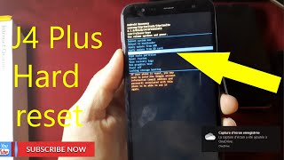 SAMSUNG GALAXY J4 PLUS Hard reset طريقة عمل سوفت وير بسهول و تخطي النمط سامسونج جي 4 بليس [upl. by Nnylatsirk]