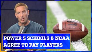 Power 5 schools NCAA agree to allow schools to pay players directly  Joel Klatt Show [upl. by Yelsnia]